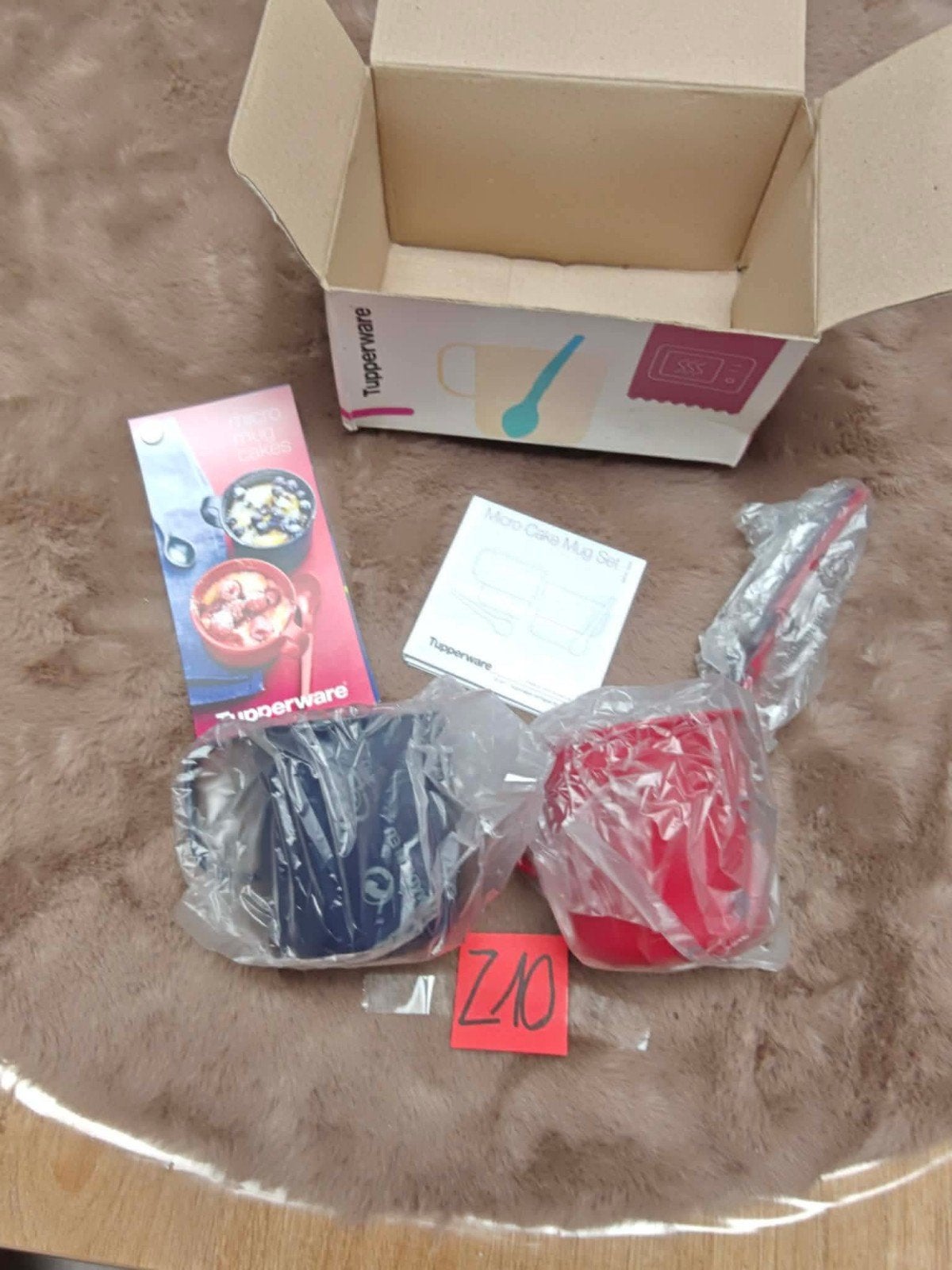 Tupperware Micro Mug Set, Compatible micro-ondes, Neuf, Rouge, Bol ou Canette