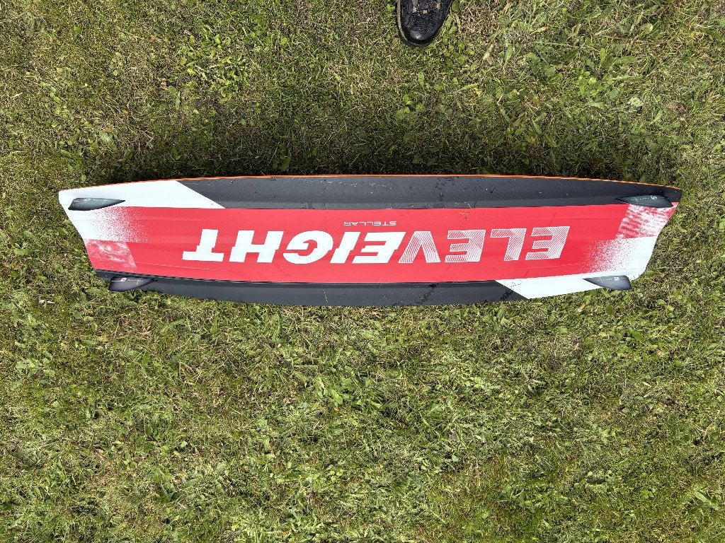 Kitesurf: Eleveight RS (12m,9m,7m) +Bar+Keuze2Boards+Trapeze, Double astuce, Comme neuf, Enlèvement, Ensemble de kite