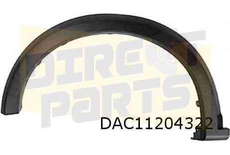Dacia Sandero (1/21-) Wielkuiplijst Rechts voor (stepway) Or, -, -, Garde-boue, -