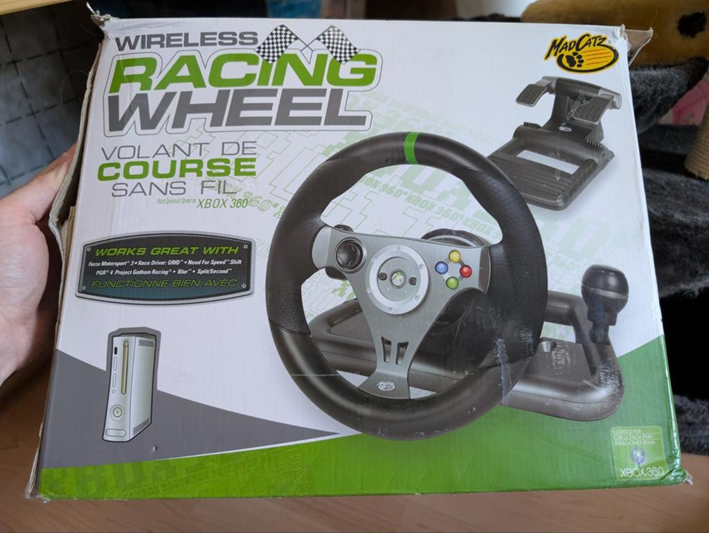 Madcatz Wireless Racing Wheel Xbox 360, Games en Spelcomputers, Spelcomputers | Xbox | Accessoires, Xbox 360, Draadloos, Ophalen of Verzenden
