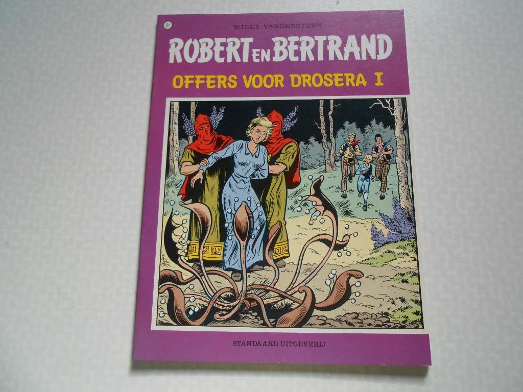 Robert en Bertrand 61 Offers voor Drosera I 1985 1 ste druk., Willy Vandersteen, Eén stripboek, Nieuw, Ophalen of Verzenden