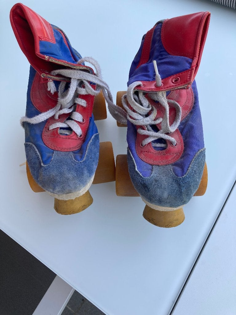 Vintage rolschaatsen, Ophalen