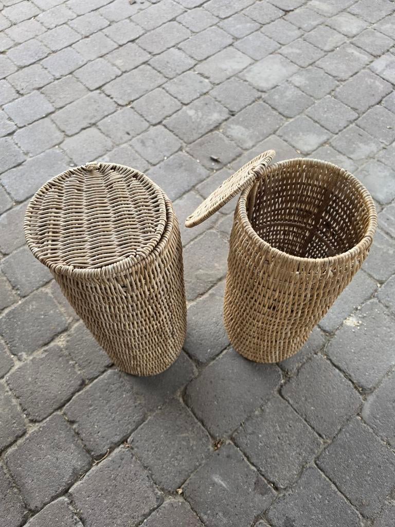 Wc rol houder, Huis en Inrichting, Woonaccessoires | Schalen en Manden, Ophalen, Mand, Zo goed als nieuw, Riet