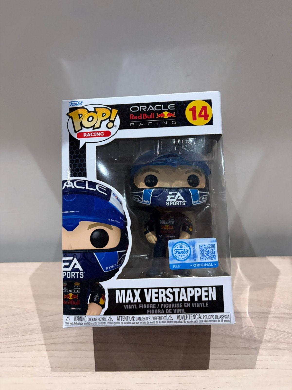 Funko Pop! Racing #14 Max Verstappen –formula  F1 – Helmet, Ophalen of Verzenden, Zo goed als nieuw