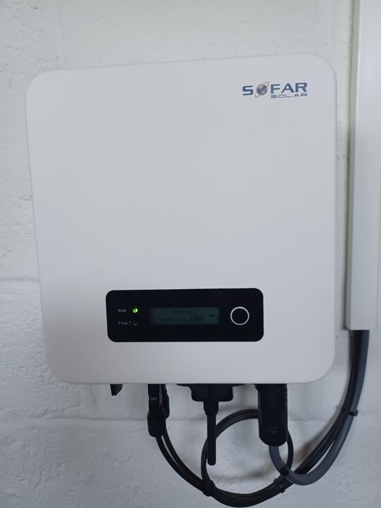 Omvormer voor zonnepanelen Merk sofar 3000LT-G3 monofasig, Ophalen, Zo goed als nieuw