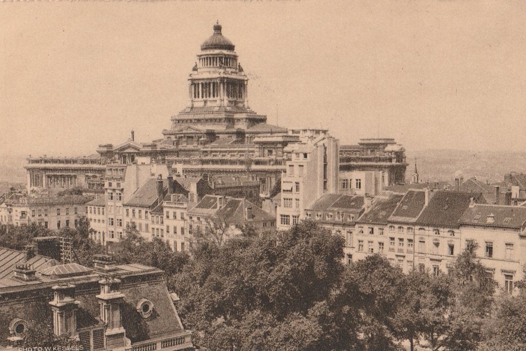 BRUSSEL -  Justitie Paleis, Ophalen of Verzenden, Ongelopen, Brussel (Gewest)