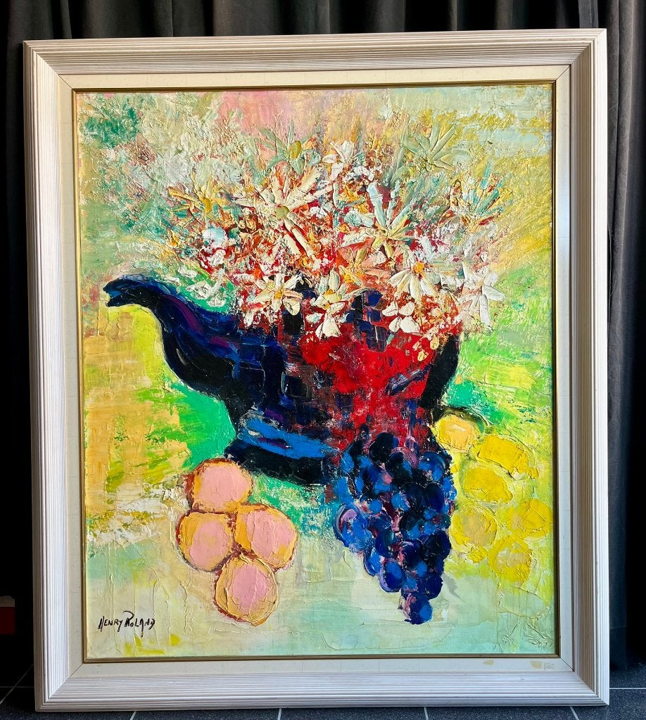 Nature morte Henry Roland, Enlèvement, Encadré, Nature morte