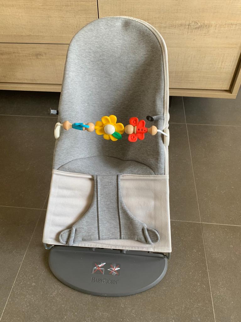 Wipper Babybjorn + extra hoes en speelboog, Kinderen en Baby's, Wipstoeltjes, Ophalen, Zo goed als nieuw