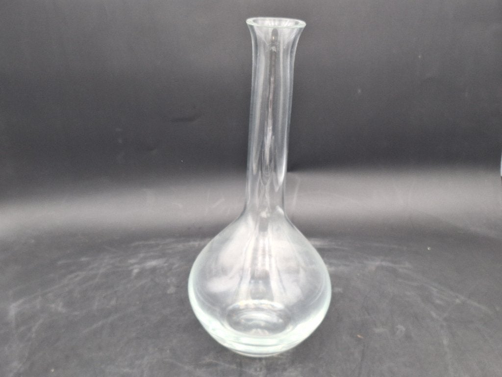 oude zware glazen/kristallen karaf, jaren 80, Antiek en Kunst, Ophalen of Verzenden