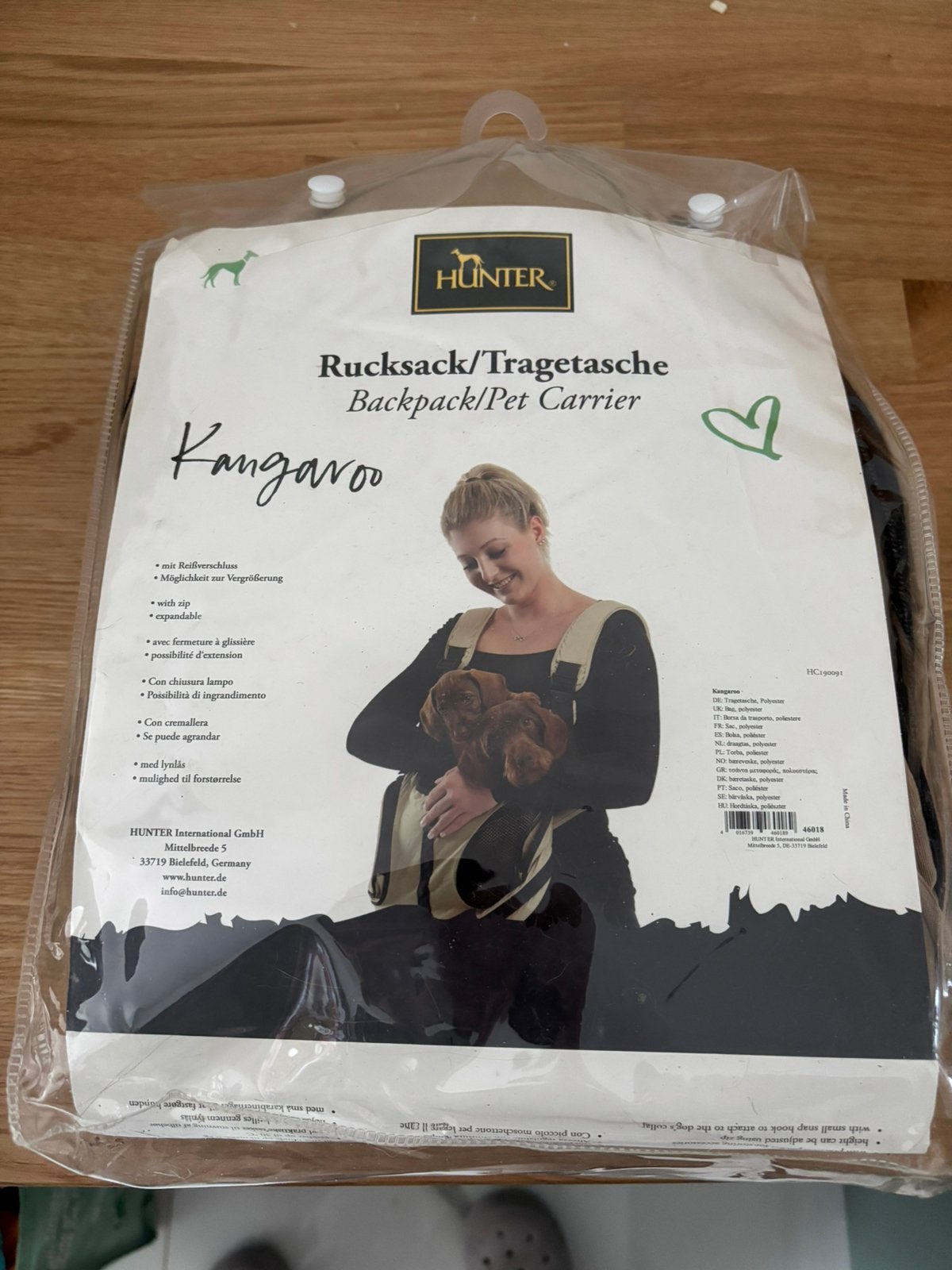 Rugzak draagtas hond, Dieren en Toebehoren, Ophalen, Zo goed als nieuw