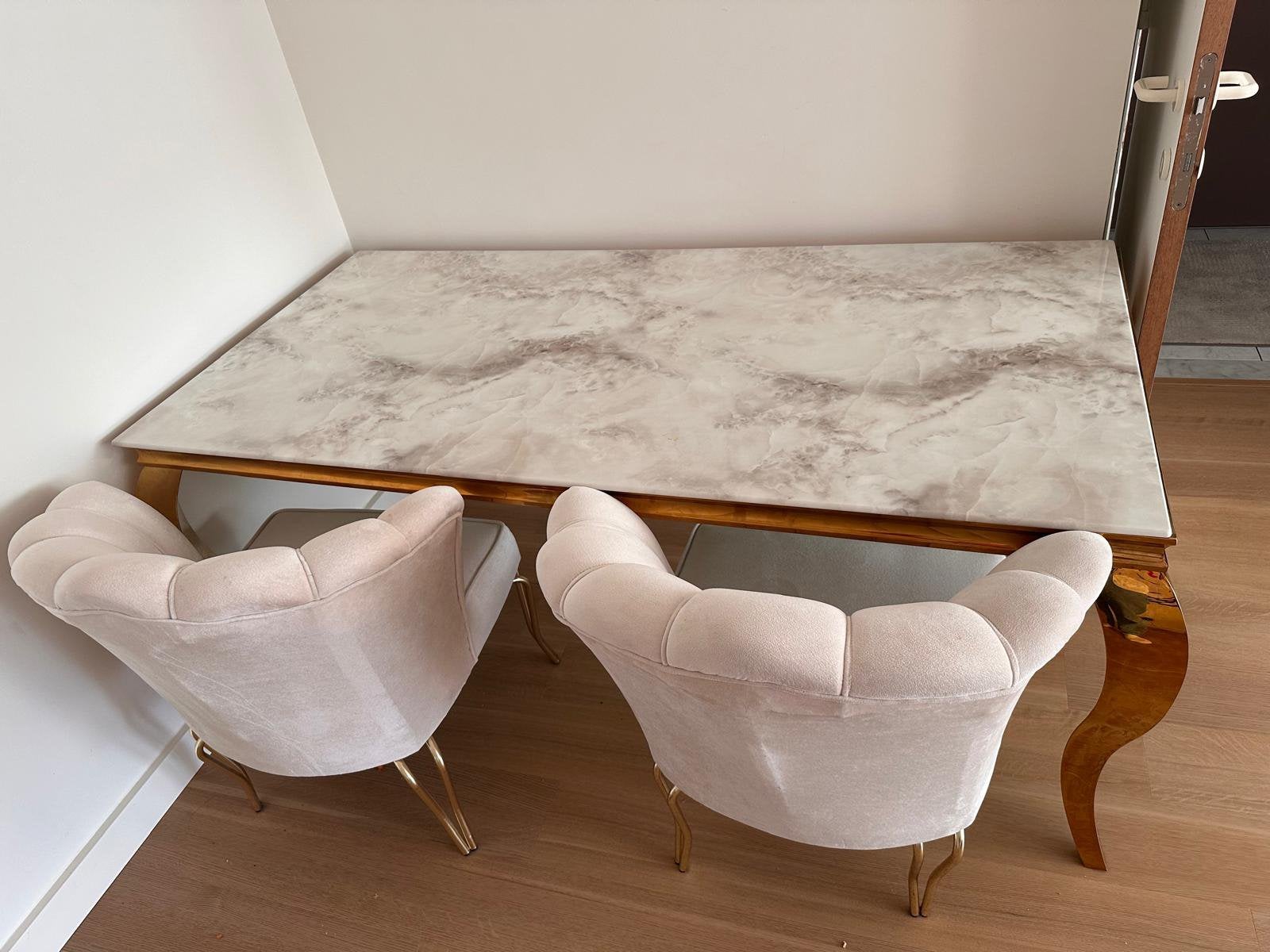 Eettafel + 6 stoelen, Ophalen, Zo goed als nieuw