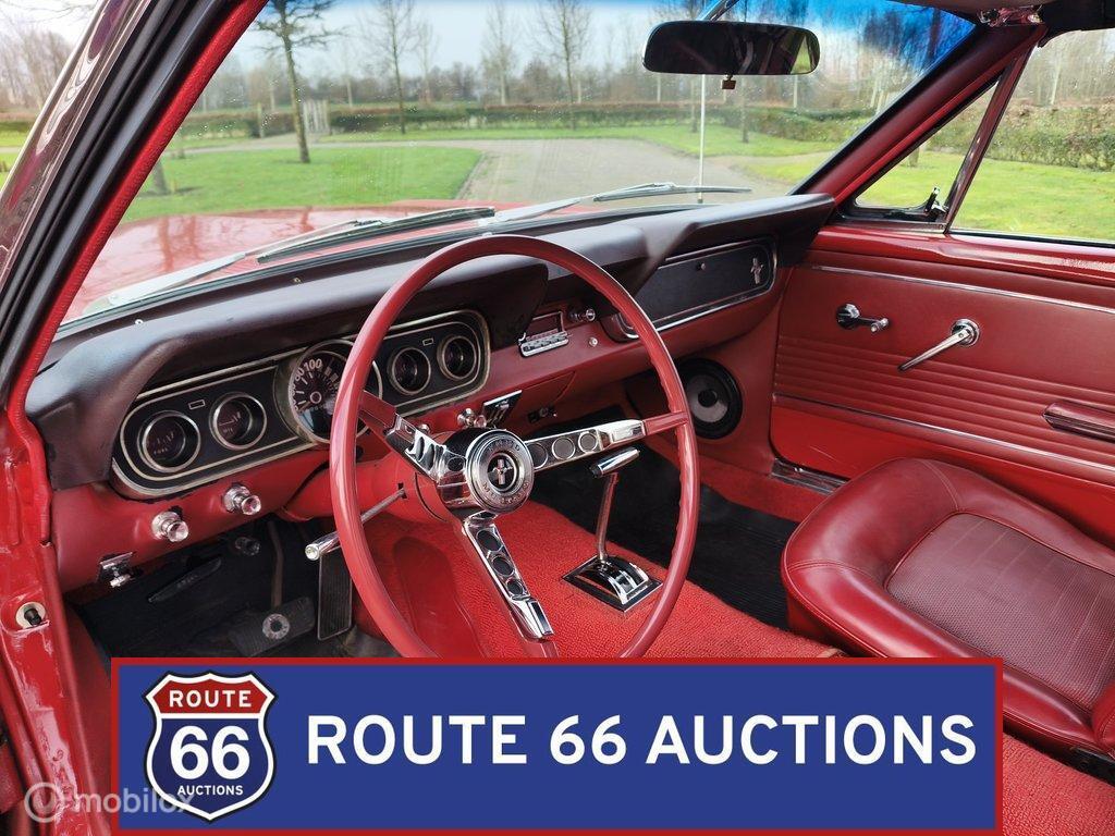 Ford Mustang Cabriolet | 1966 | Route 66 Auctions, Achat, Entreprise, Boîte manuelle, Autre carrosserie
