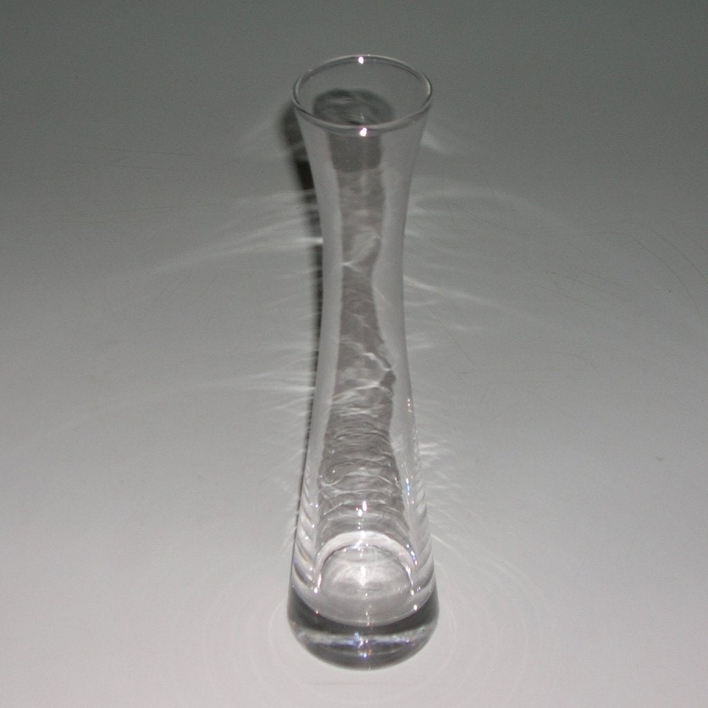 Smalle glazen vaas 28 cm, Ophalen, Zo goed als nieuw, Glas