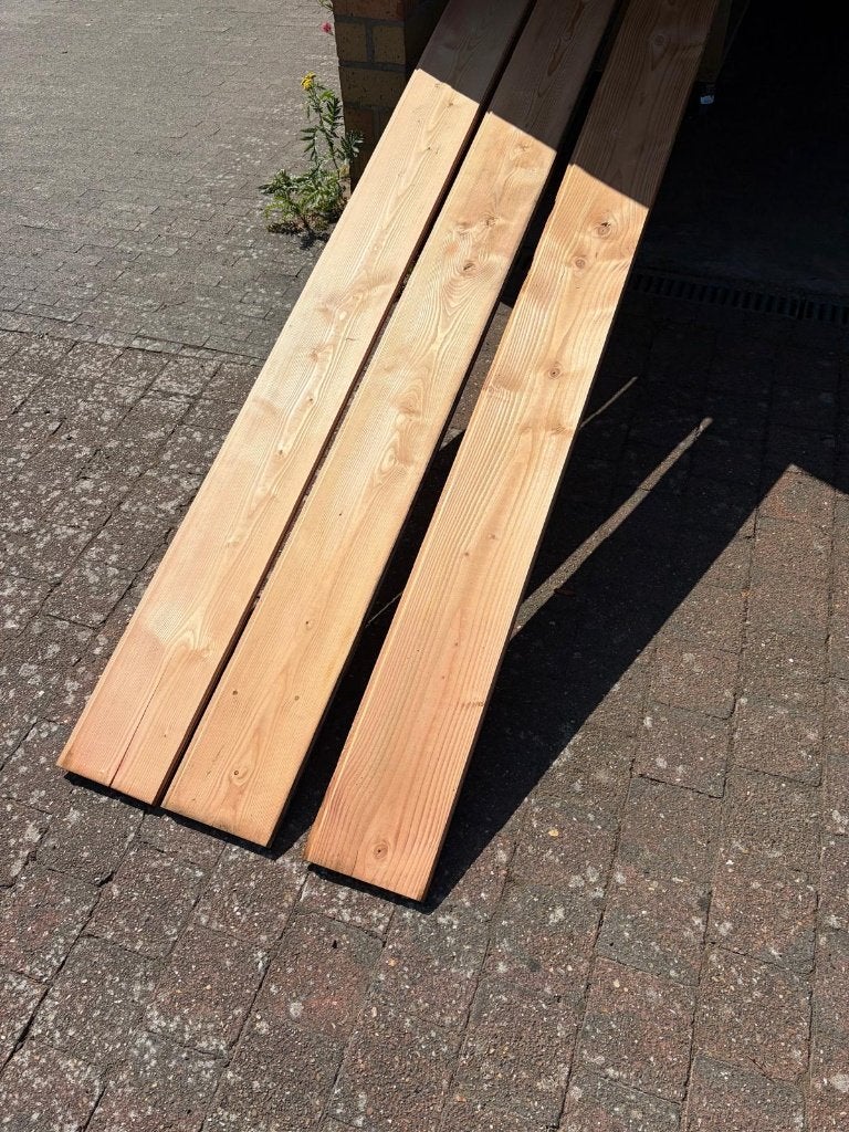 Douglas planken tand-groef (36m2), Doe-het-zelf en Bouw, Ophalen, Minder dan 25 mm, Grenen, Nieuw
