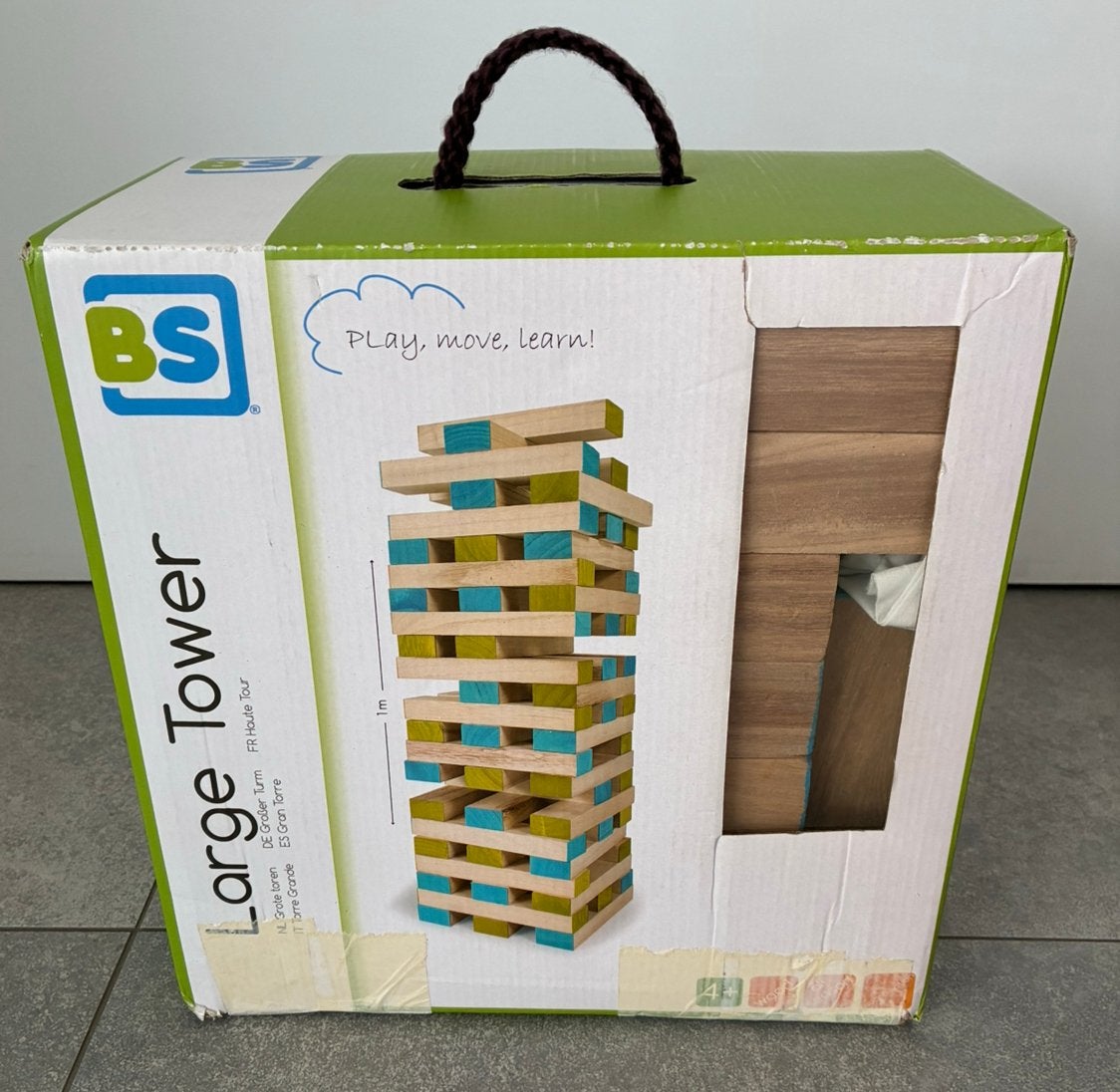 Bouwblokken XL games, Kinderen en Baby's, Speelgoed | Houten speelgoed, Ophalen, Gebruikt