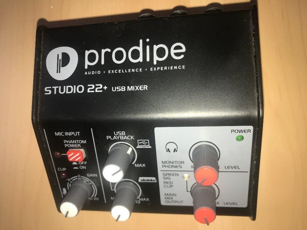 Carte Son / Interface Audio USB Prodipe Studio 22, Enlèvement ou Envoi, Utilisé, Audio