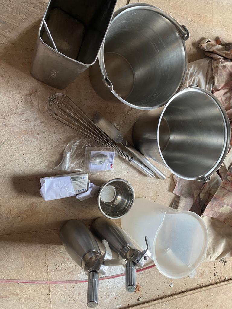 Lot pour faire la Chantilly, Enlèvement, Utilisé, Inox, Autres types