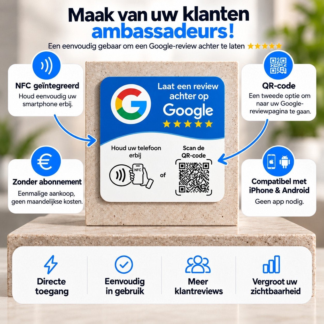 Obtenez facilement des avis 5 étoiles sur Google grâce à la
