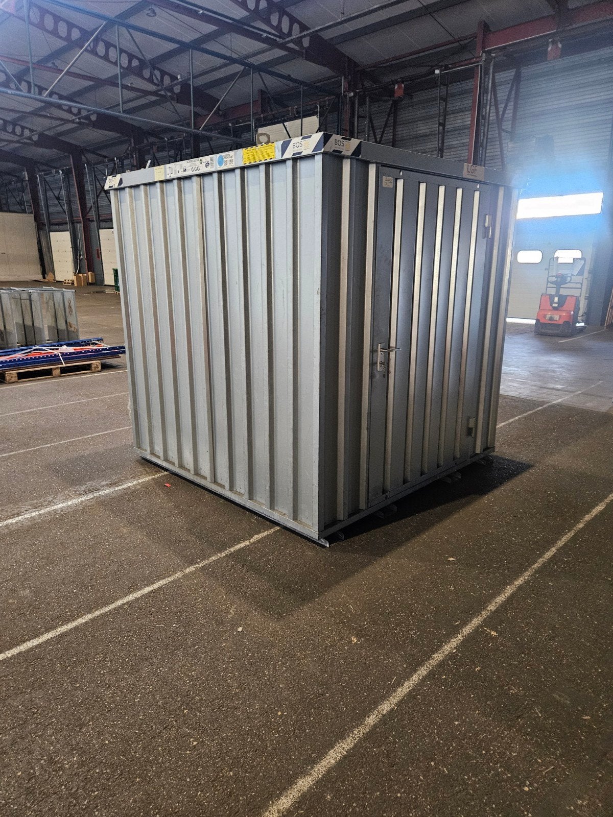 materiaalcontainer, Doe-het-zelf en Bouw, Ophalen