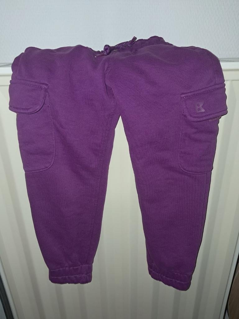 2 Pantalons cargo uni fuchsia fille taille 4ans okaidi, Enlèvement