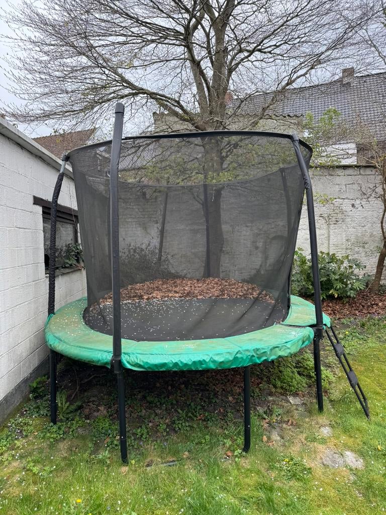 Exit Toys trampoline ovaal 305x427 groot, Ophalen, Zo goed als nieuw