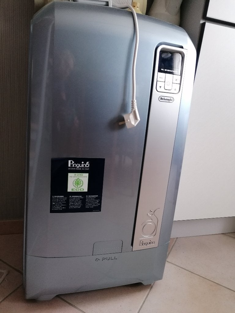 Airco van delonghi, Ophalen, Gebruikt