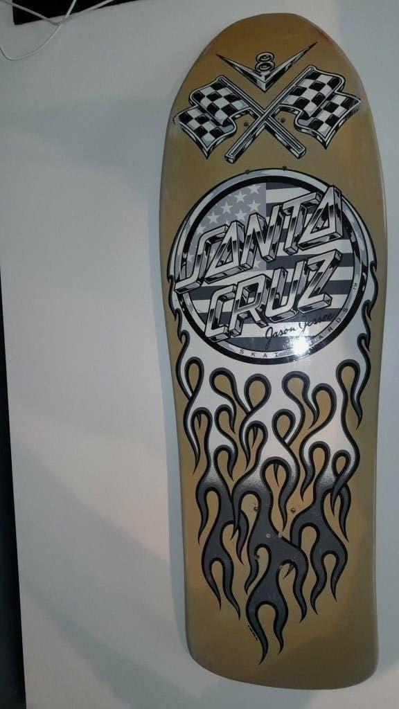 Skate vintage Santa Cruz jason Jesse V8 Dust 2 dust, Sport en Fitness, Ophalen of Verzenden, Skateboard