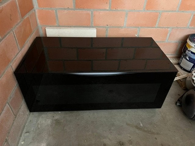 T.V.Meubilair Munari MO 104 Zwart, 25 à 50 cm, Moins de 100 cm, Comme neuf, Enlèvement