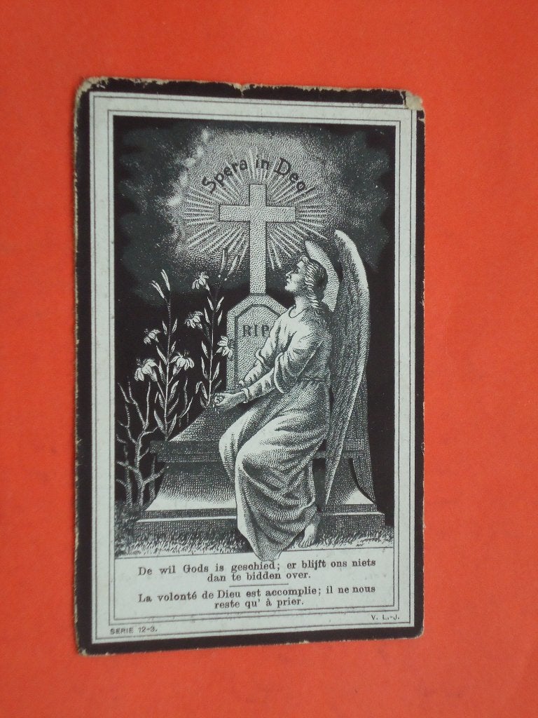 Oorlogsslachtoffer Désiré Van den Brande Hamme - Marie Frank, Ophalen of Verzenden, Bidprentje