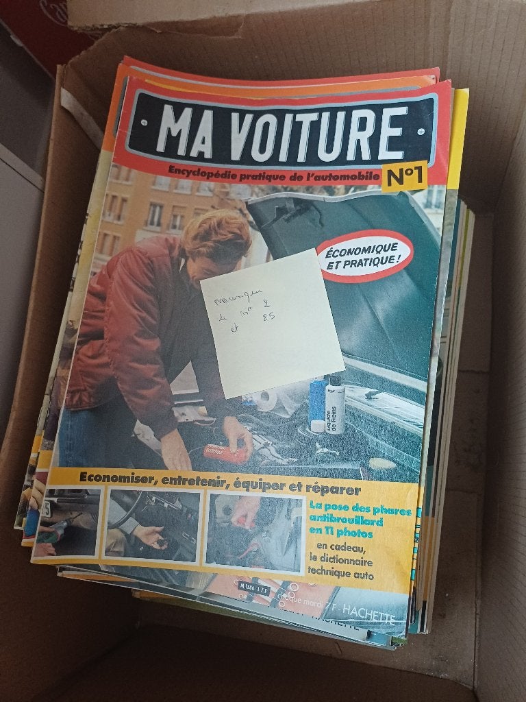 Encyclopédie "Ma voiture", Editions hachette, Ophalen of Verzenden, Zo goed als nieuw, Los deel
