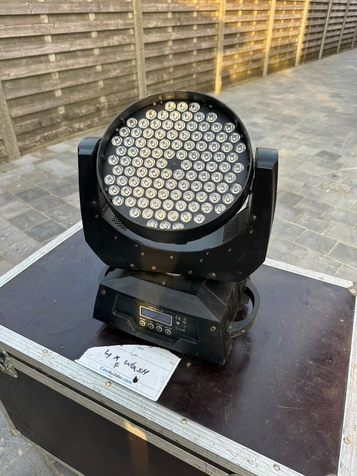 4 x movingheads wash 108x5w, Muziek en Instrumenten, Licht en Laser, Ophalen, Zo goed als nieuw