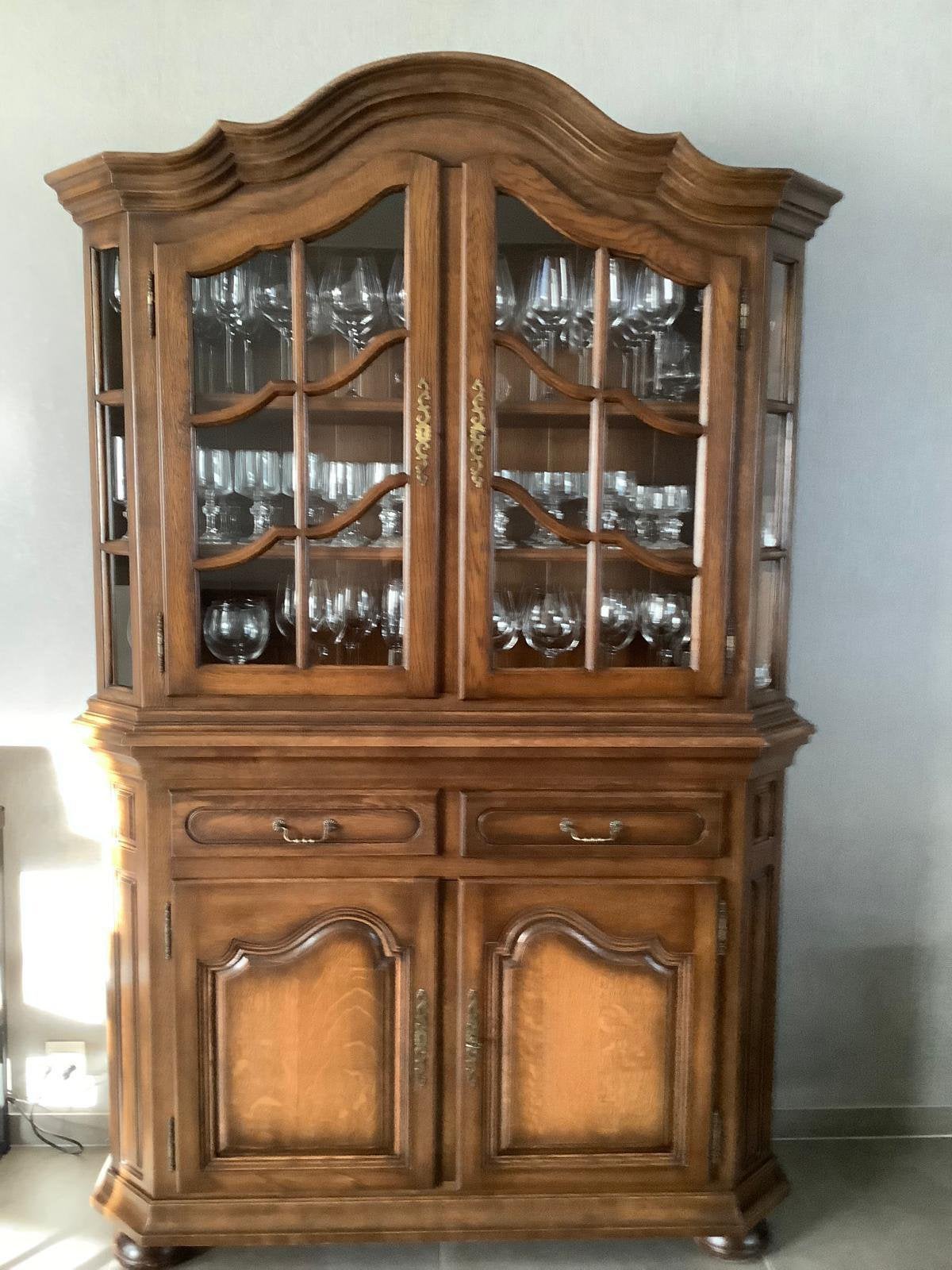 Titel: Kwalitatieve Eetkamerset Franse Eik:, Tafel, Huis en Inrichting, Ophalen, Gebruikt, Franse eik