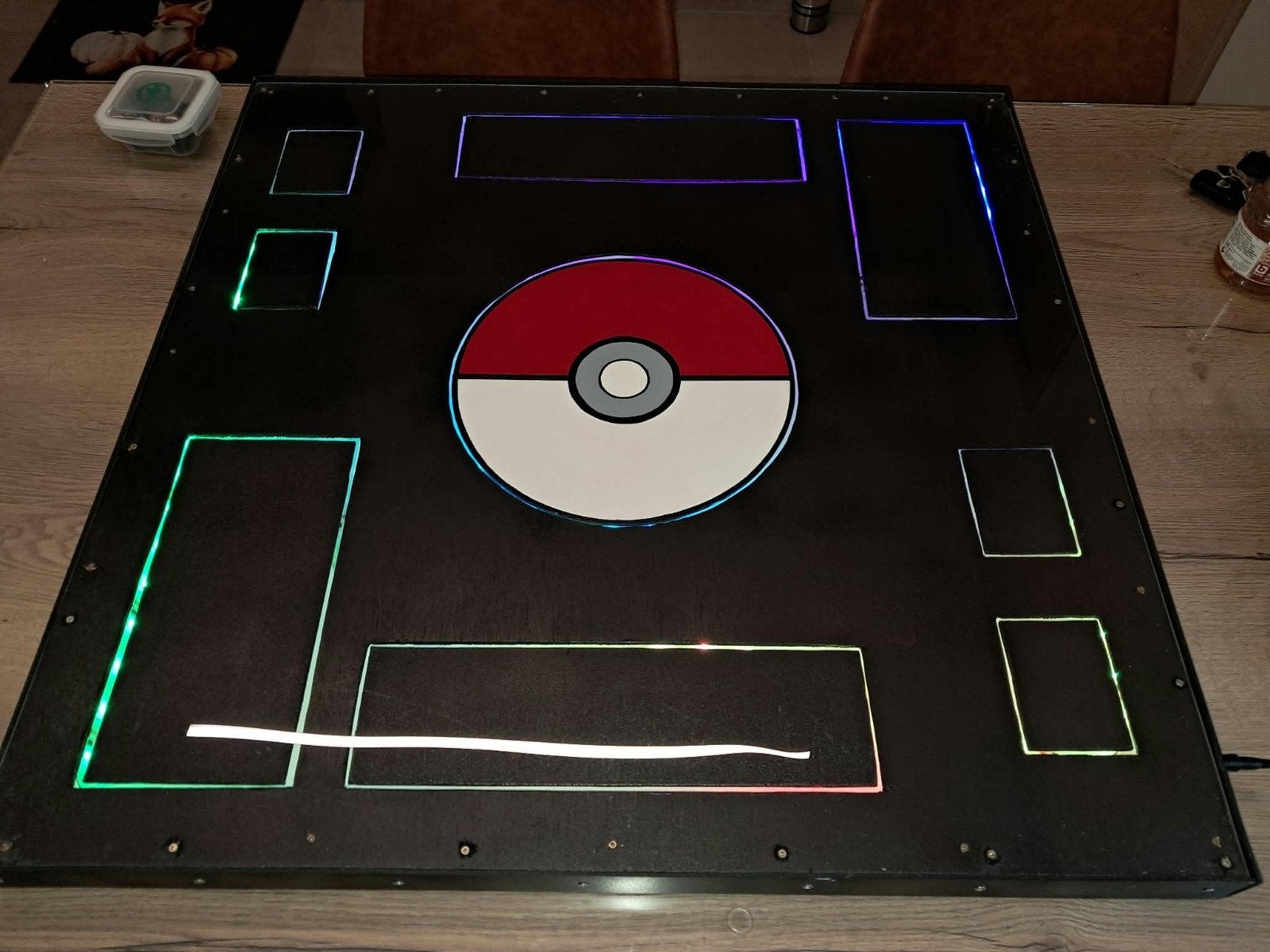 grand plateau de jeu Pokemon avec LED, Enlèvement ou Envoi