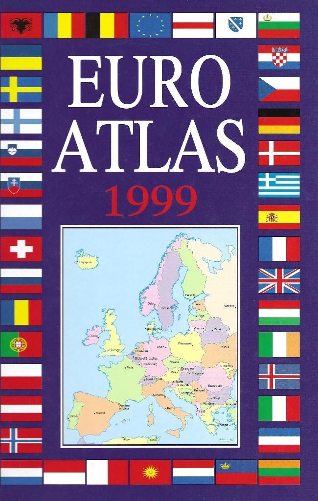Euro atlas, Boeken, Atlassen en Landkaarten, Gelezen, Overige atlassen, Europa Overig, Ophalen of Verzenden