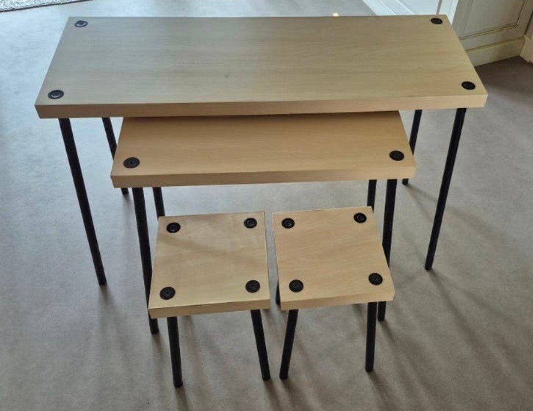 Ikea fridnäs tafeltjes set van 4 stuks, Ophalen, Zo goed als nieuw, 75 cm of meer, 60 cm of meer
