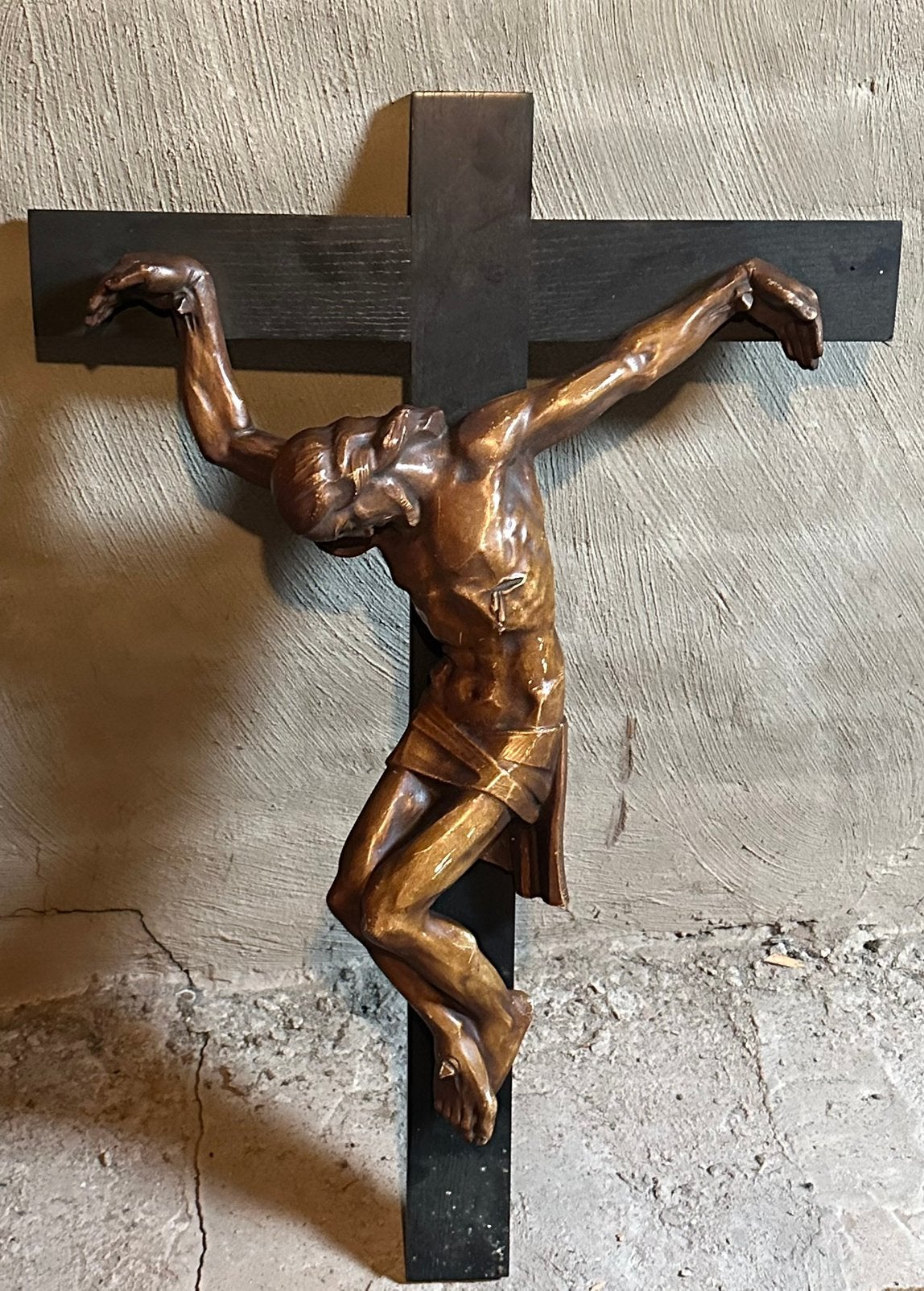 Kruisbeeld Maurice Vander Meeren, Antiek en Kunst, Antiek | Religieuze voorwerpen, Ophalen