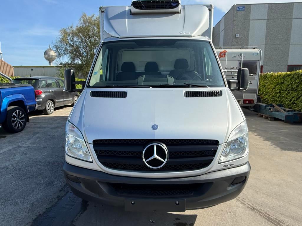 Mercedes Sprinter 313 cdi 2012 Caisse + hayon + frigo, Auto's, Automaat, Euro 5, Te koop, Elektrisch