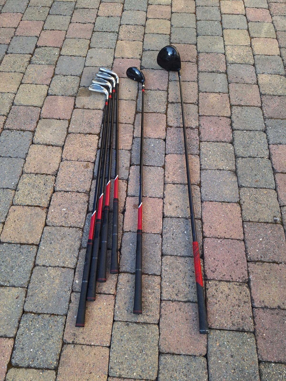 Semi-golfserie + driver, Sport en Fitness, Golf, Ophalen, Gebruikt, Club, Overige merken