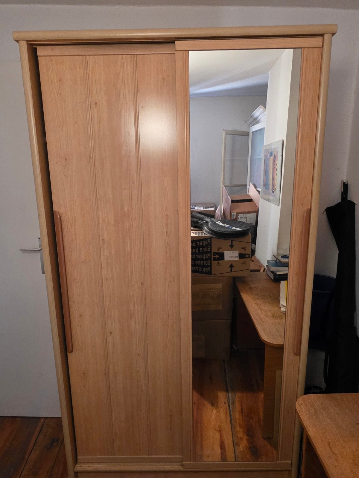 Mooie houten kast, Ophalen