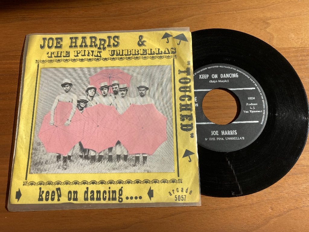 Joe Harris & The Pink Umbrellas – Keep On Dancing, CD & DVD, Enlèvement ou Envoi, 7 inch