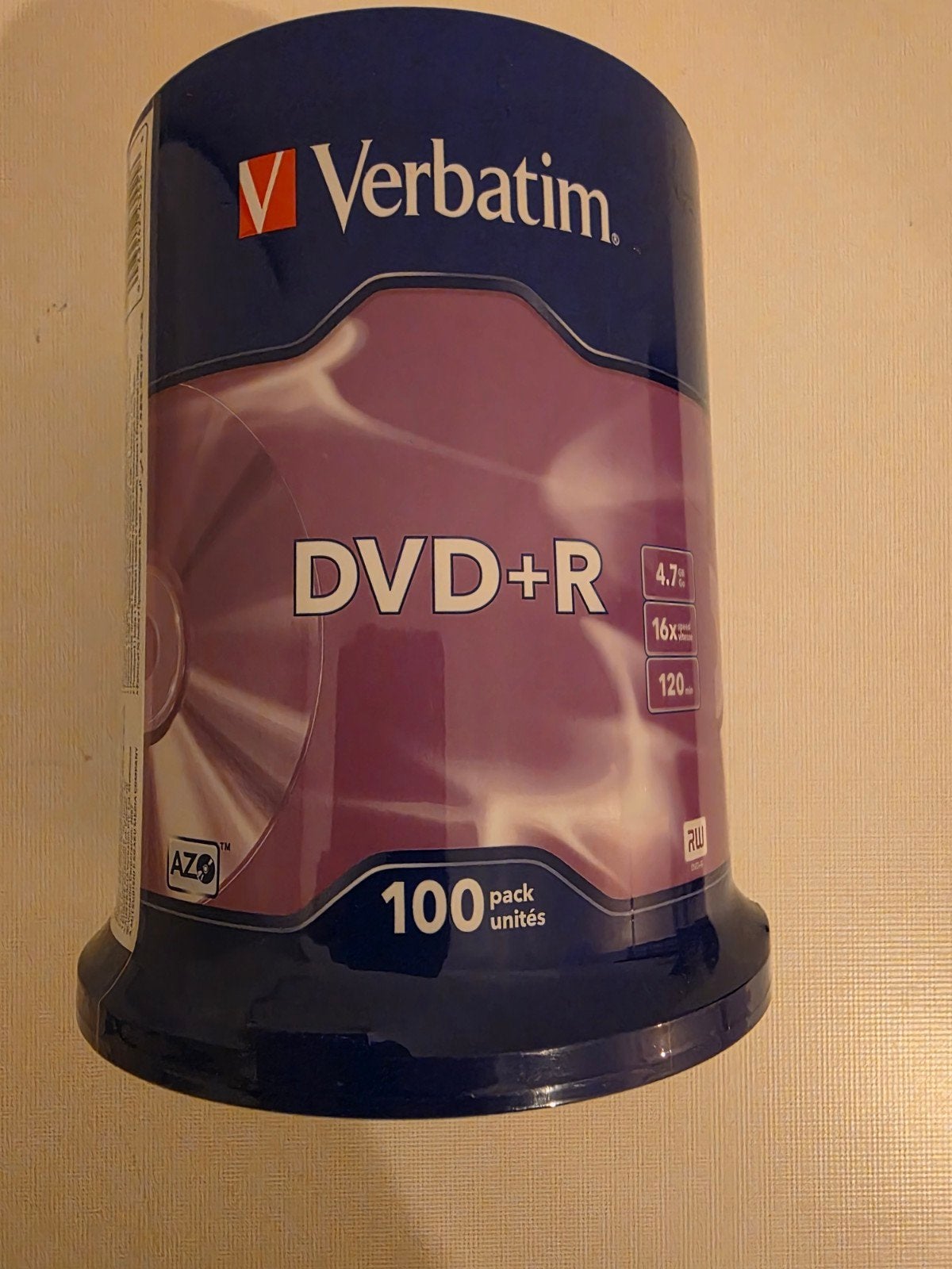 Verbatim DVD+R Matt Silver, Enlèvement ou Envoi, Dvd, Verbatim