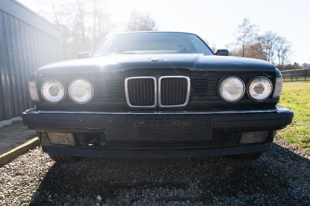 Bmw 730i, e32 automaat van 1989 voor onderdelen, export., Auto's, Automaat, 4 deurs, Achterwielaandrijving, Leder en Stof