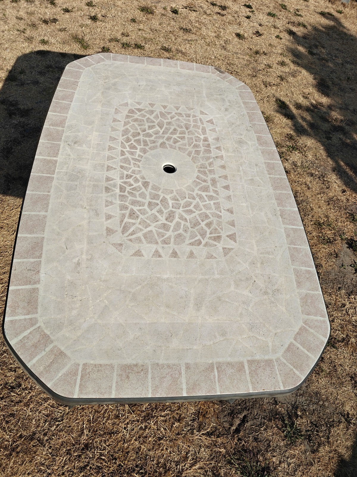 Gratis PVC tuintafel, Tuin en Terras, Ophalen
