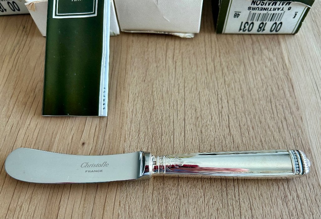 Christofle Malmaison Tartineurs Botermessen, Enlèvement ou Envoi