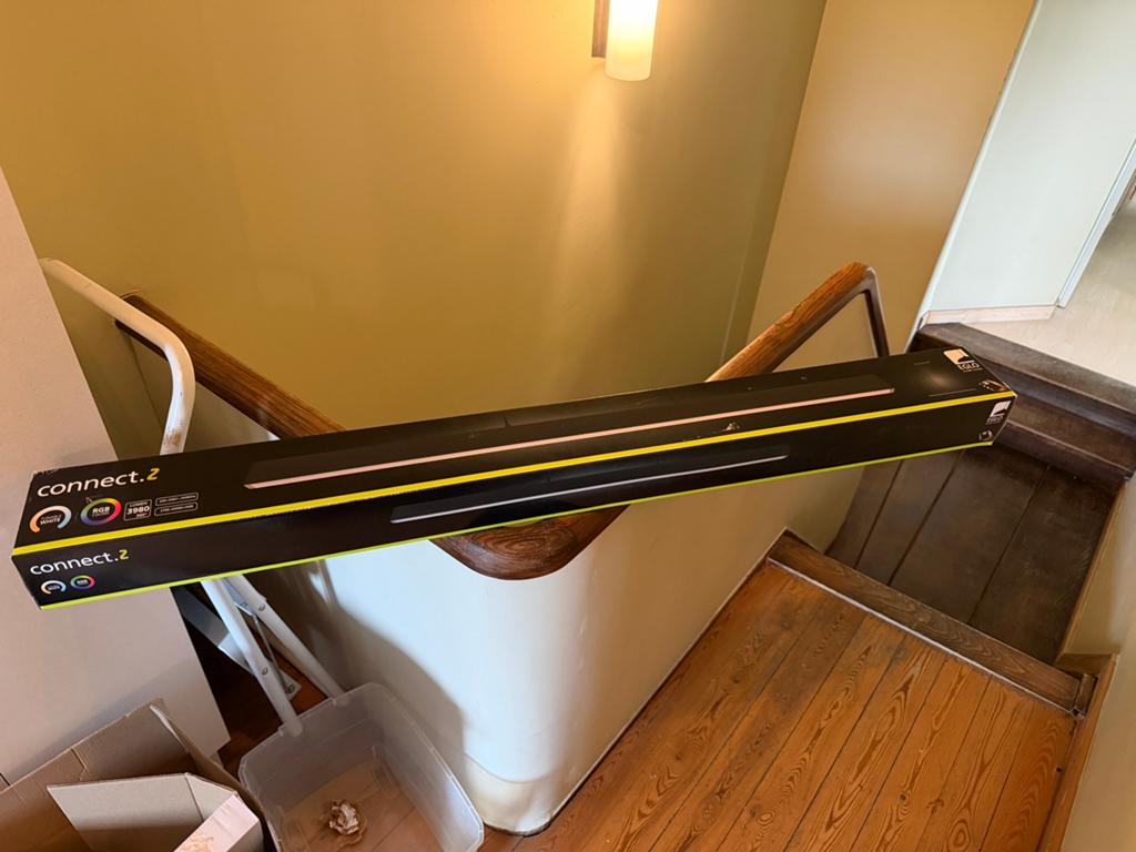 Hanglamp 1210 mm breed, Ophalen of Verzenden, Nieuw, Modern, 75 cm of meer