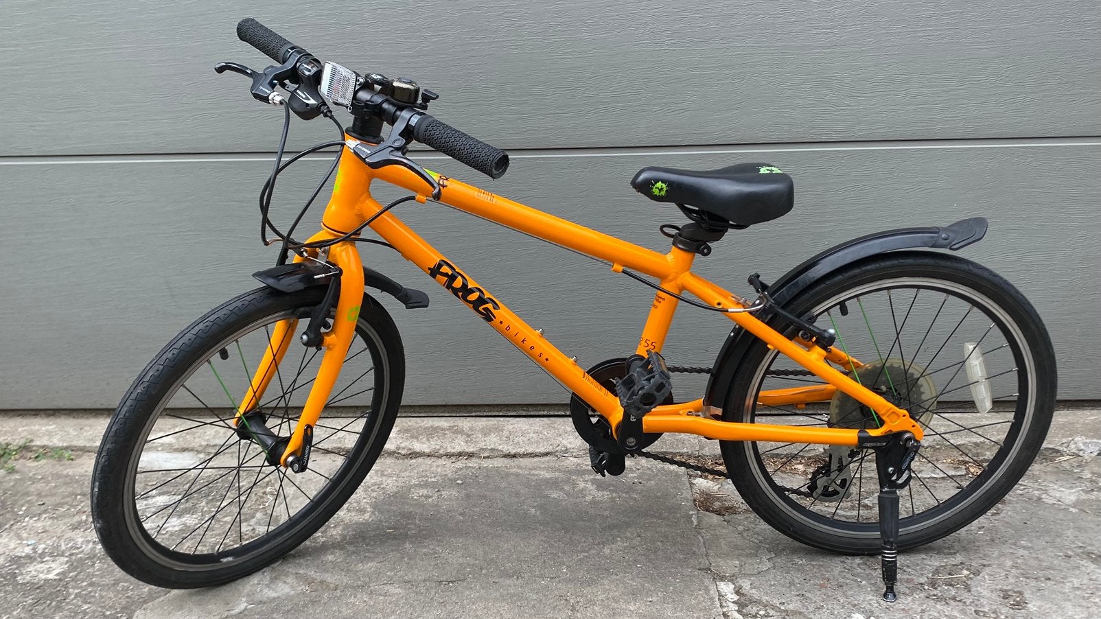 Frog 55 kinderfiets – goede staat (6tot8jaar), Fietsen en Brommers, Ophalen, Velgrem, Versnellingen, Zo goed als nieuw