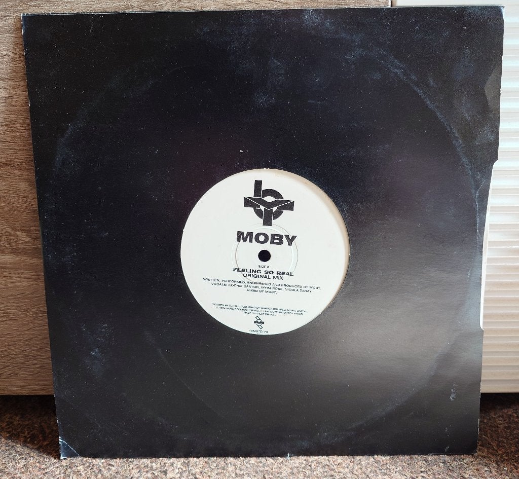 Moby - Feeling So Real (10"), Cd's en Dvd's, Vinyl | Dance en House, Gebruikt, Dance Populair, 1990 - 1999, 10 inch, Verzenden