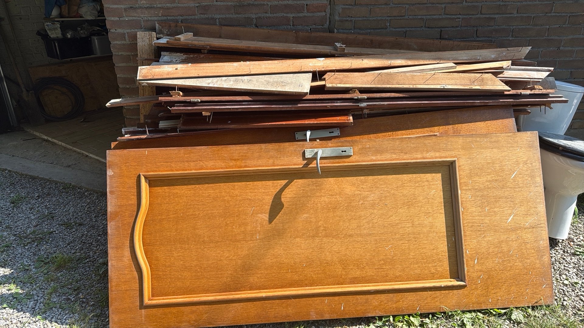 Deuren en kaders, Ophalen, Gebruikt