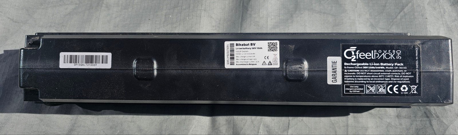 O2feel Powerpack 540 met garantie, Fietsen en Brommers, Ophalen of Verzenden, Gebruikt, 50 km per accu of meer, Overige merken