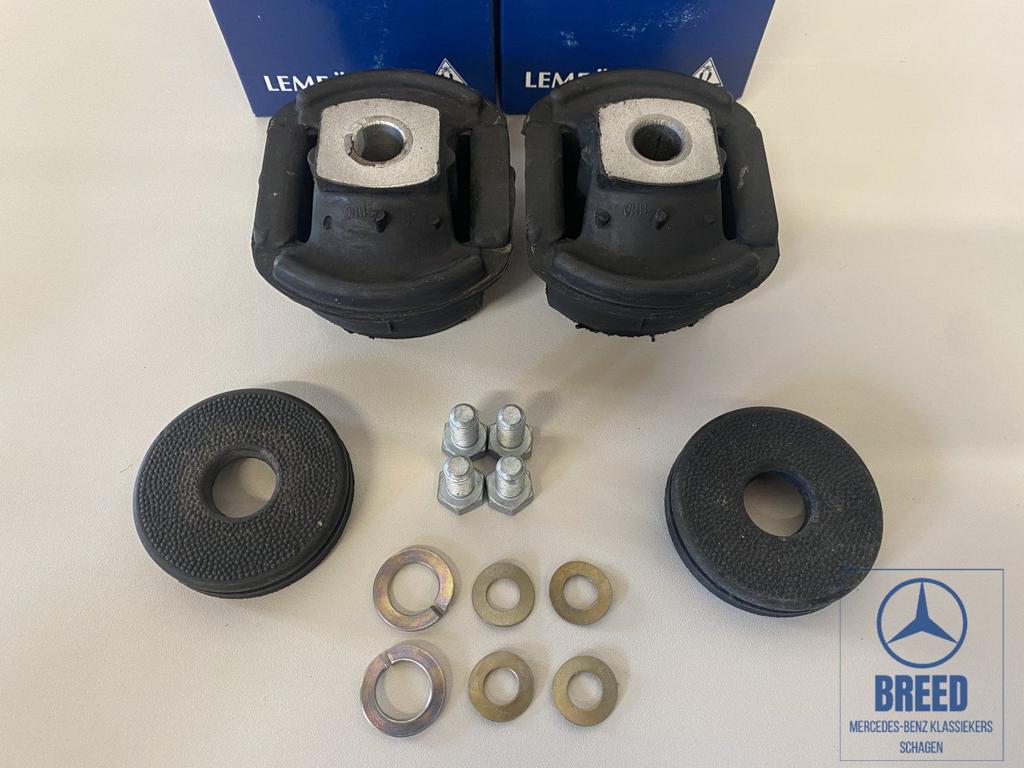 Subframerubberset voorzijde voor Mercedes-Benz W123 C123 S12, -, Nieuw, Ophalen of Verzenden, -